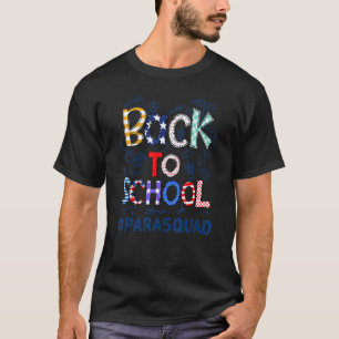 Zurück zur Schule Lehrer Para Squad T-Shirt