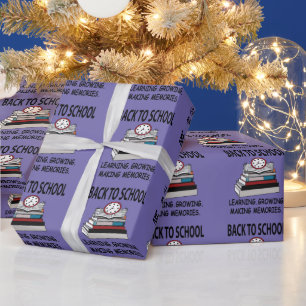 Zurück zur Schule Lehrer Schüler  Geschenkpapier