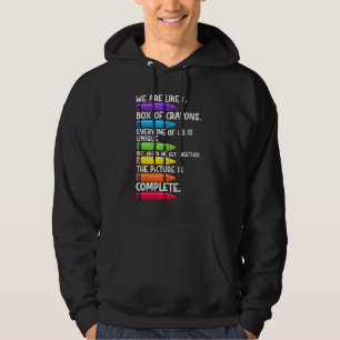 Zurück zur Schule Lehrer Wir sind wie eine Schacht Hoodie
