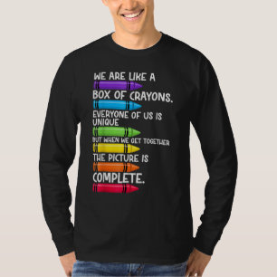 Zurück zur Schule Lehrer Wir sind wie eine Schacht T-Shirt