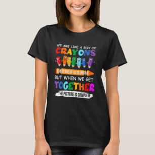 Zurück zur Schule Lehrer Wir sind wie eine Schacht T-Shirt