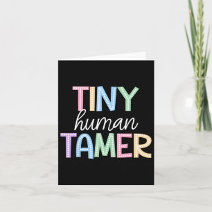 Zurück zur Schule Lehrerin Frauen Outfits Tin Karte