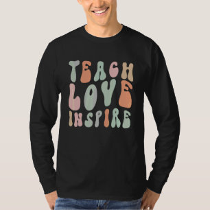 Zurück zur Schule Liebe lehren Inspirieren Retro G T-Shirt