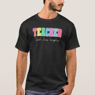 Zurück zur Schule Liebe lehren inspirieren Vintage T-Shirt
