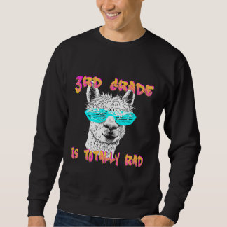 Zurück zur Schule Llama 3. Klasse Lehrer 1. Sweatshirt