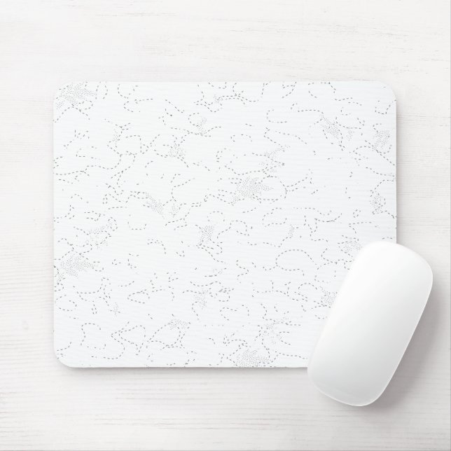 Zurück zur Schule Minimalistischer Stil Mousepad (Mit Mouse)