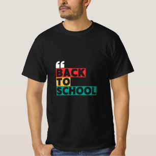 Zurück zur Schule mit klassischer, klassischer Tou T-Shirt