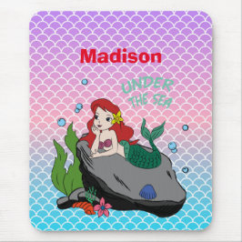 Zurück zur Schule mit Meerjungfrauen und dem Meer Mousepad