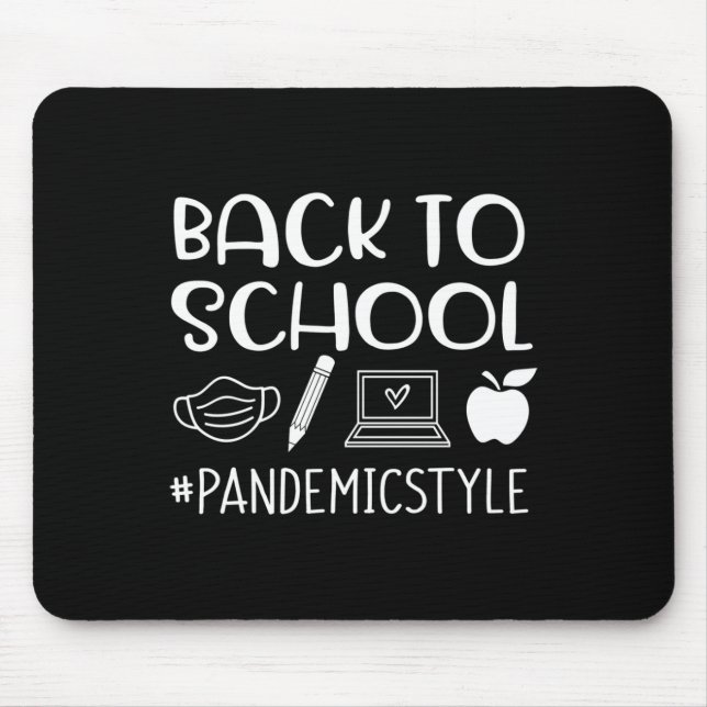 Zurück zur Schule Mousepad (Vorne)