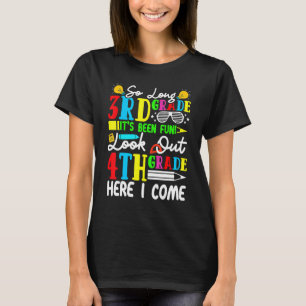 Zurück zur Schule nach der dritten Klasse Ausblick T-Shirt