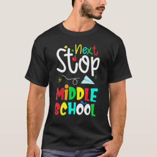 Zurück zur Schule Nächste Mittelschule Hallo Middl T-Shirt