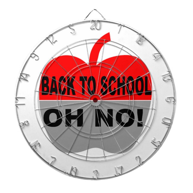 Zurück zur Schule, nein Dartscheibe (vorne)