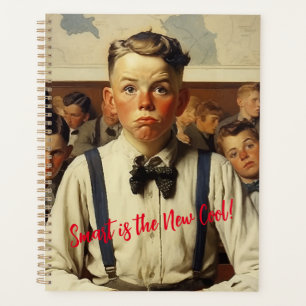 Zurück zur Schule Norman Rockwell Zeichnungen Stil Planer