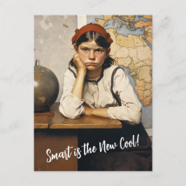 Zurück zur Schule Norman Rockwell Zeichnungen Stil Postkarte
