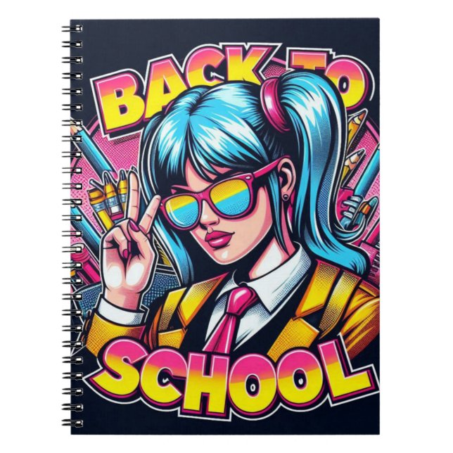 Zurück zur Schule Notizblock (Vorderseite)