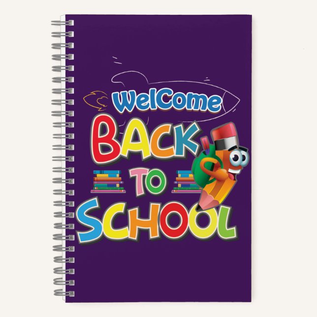 Zurück zur Schule Notizbuch (Vorderseite)