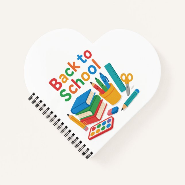 zurück zur Schule Notizbuch (Vorderseite)