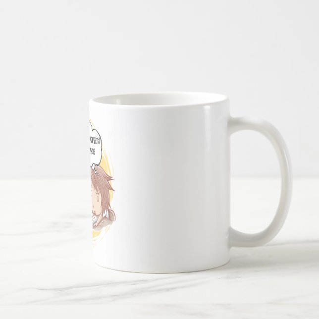 Zurück zur Schule - Panik & Pencils - Funny Studen Kaffeetasse (Rechts)
