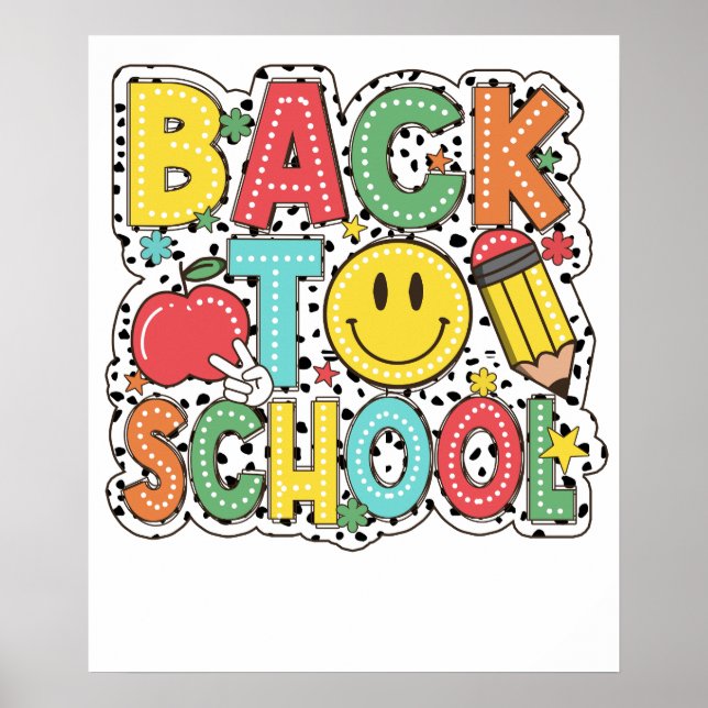 Zurück zur Schule Poster (Vorne)