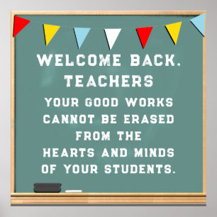 Zurück zur Schule Poster