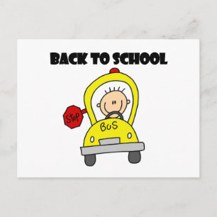 Zurück zur Schule Postkarte