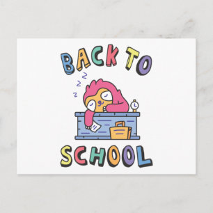 Zurück zur Schule Postkarte