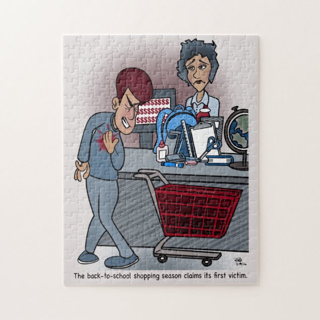 Zurück zur Schule - Puzzle (Vertikal)