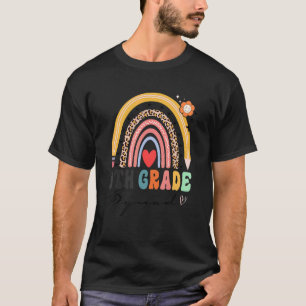 Zurück zur Schule Regenbogen 9. Platz Teach T-Shirt