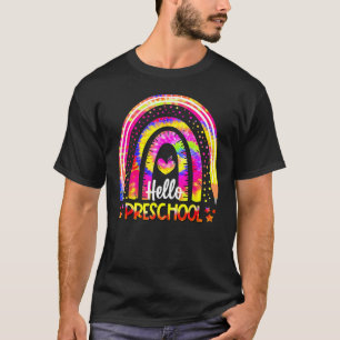 Zurück zur Schule Regenbogen Boho Tie Dye Lehrer H T-Shirt