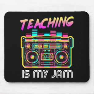 Zurück zur Schule Retro Unterrichten ist mein Ding Mousepad