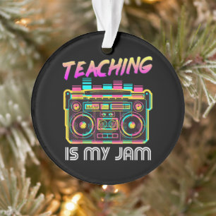 Zurück zur Schule Retro Unterrichten ist mein Ding Ornament