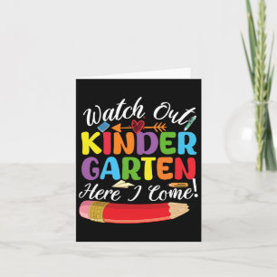 Zurück zur Schule, schau mir den Kindergarten an Karte
