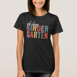 Zurück zur Schule Schüler Lehrer Oh Hallo Kinderga T-Shirt