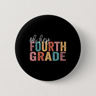 Zurück zur Schule Schüler Lehrer Oh, Hey, 4. Button