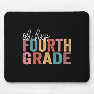 Zurück zur Schule Schüler Lehrer Oh Hey 4. Vierte Mousepad