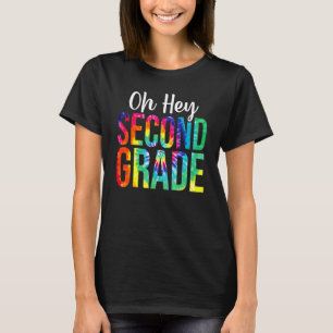 Zurück zur Schule Schüler Lehrer Tie Dye Hey 2. Se T-Shirt