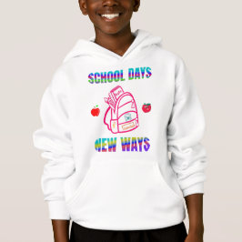 Zurück zur Schule, Schultage - neue Wege Hoodie