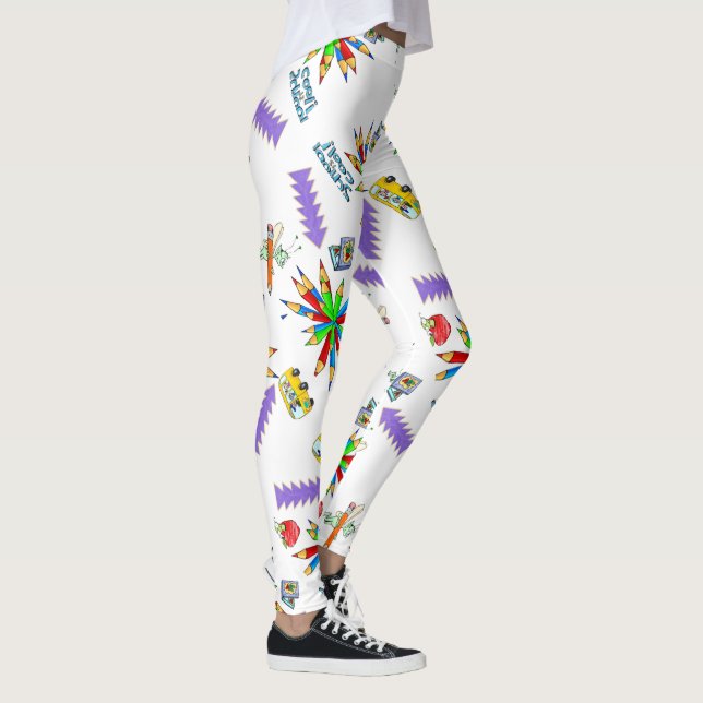 Zurück zur Schule sind Coole Leggings (Rechts)