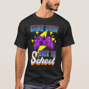 Zurück zur Schule  Spiel vorbei Lehrer Schüler Ste T-Shirt