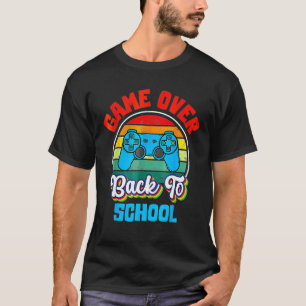 Zurück zur Schule  Spiel vorbei Lehrer Schüler Ste T-Shirt