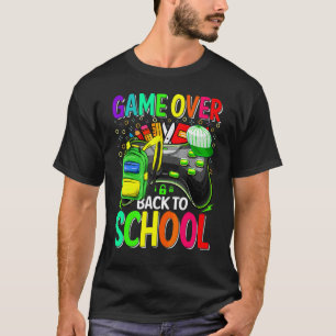 Zurück zur Schule Spiel vorbei Lehrer Schüler Steu T-Shirt