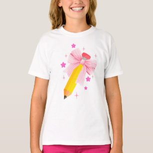 Zurück zur Schule Süßes Shirt - Bleistift und Schl