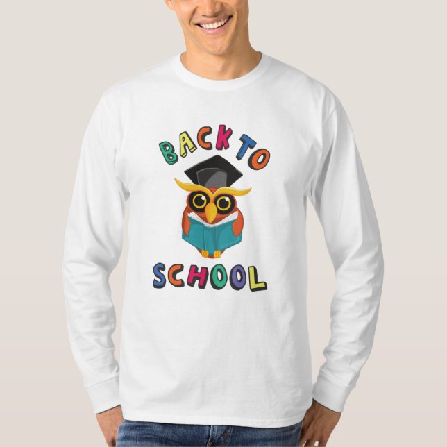 Zurück zur Schule T-Shirt (Vorderseite)