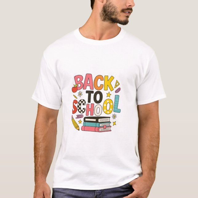 zurück zur Schule T-Shirt (Vorderseite)