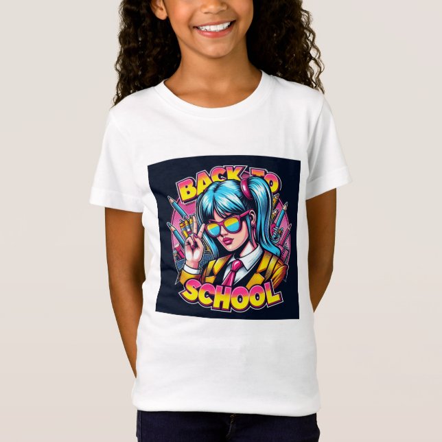Zurück zur Schule T-Shirt (Vorderseite)