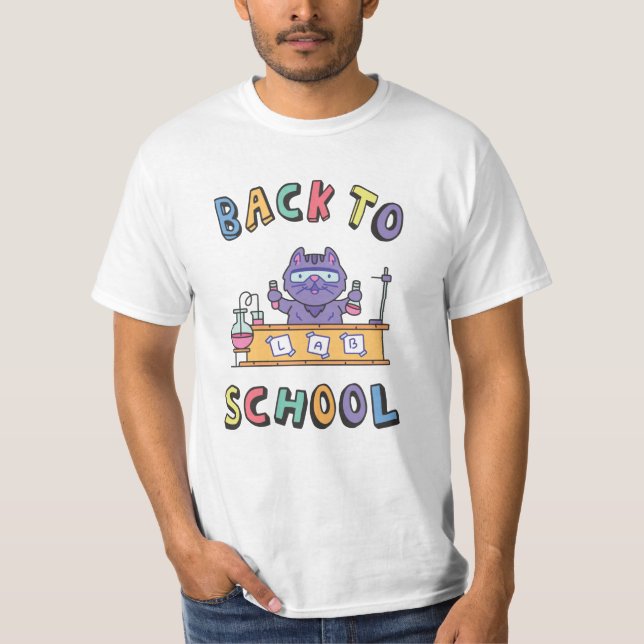 Zurück zur Schule T-Shirt (Vorderseite)