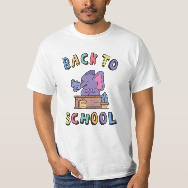 Zurück zur Schule T-Shirt (Vorderseite)
