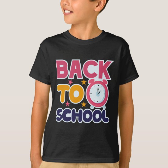 Zurück zur Schule T-Shirt (Vorderseite)