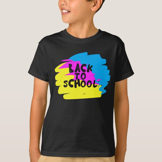 Zurück zur Schule T-Shirt (Vorderseite)