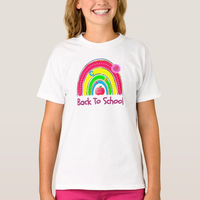 Zurück zur Schule T-Shirt (Vorderseite)